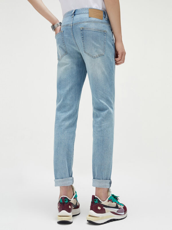 Summer New Cool Feeling Thin Ripped Jeans - Image 4