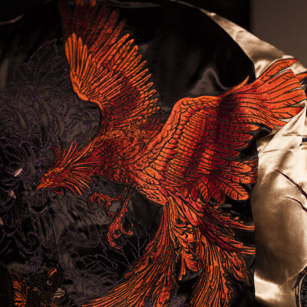 Men's embroidered reversible jacket - Image 4