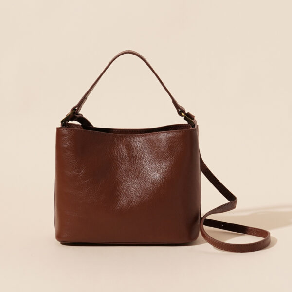 Cowhide Leather Vintage Casual All-matching Women's Shoulder Handbag - Image 5
