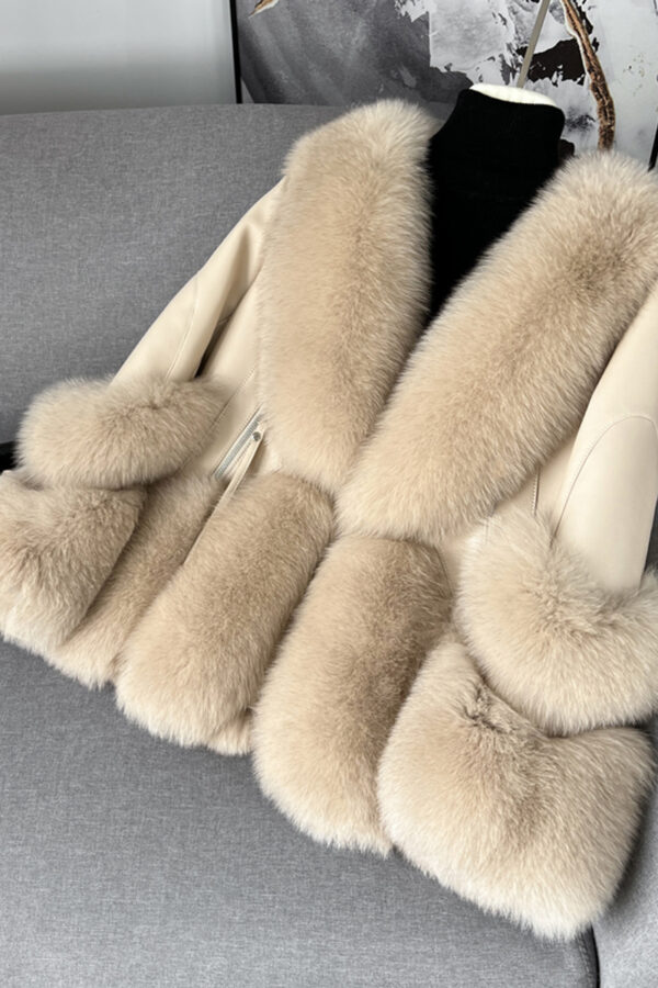 Women's Fur Coat A Young Down Jacket Thickened To Keep Warm - Image 4