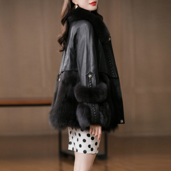 Young Genuine Leather Fur Coat Sheep Fur Fur All-in-one Coat Women's Coat - Image 2