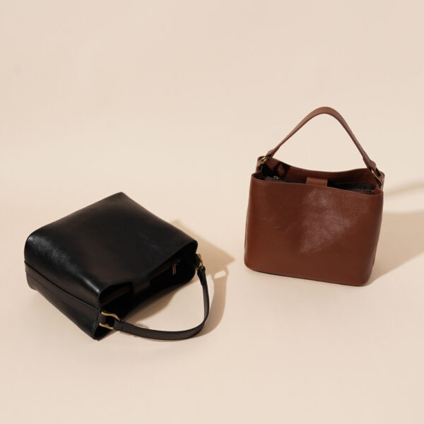 Cowhide Leather Vintage Casual All-matching Women's Shoulder Handbag - Image 4