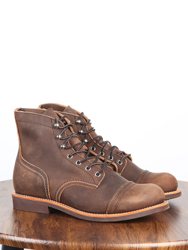 Paratrooper Boots Crazy Horse Leather High-top Outdoor Leisure - Image 8