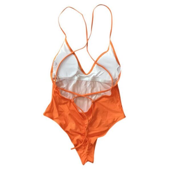 AliExpress Explosion models Bikini New Solid Color Siamese Swimwear Women Sexy Bikini Multicolor Swimwear - Image 6