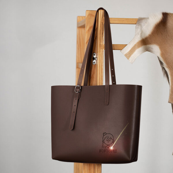 Cowhide All Match Handbag Women Handmade Diy Material Bag - Image 2