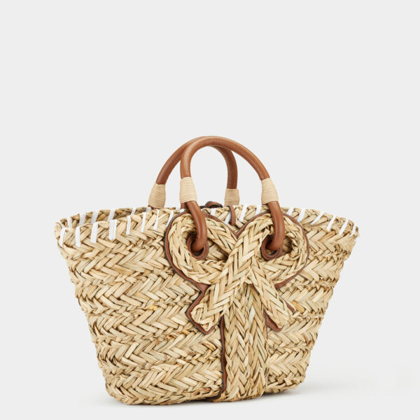 Women's Bowknot Knot Walton Basket Bag - Image 5