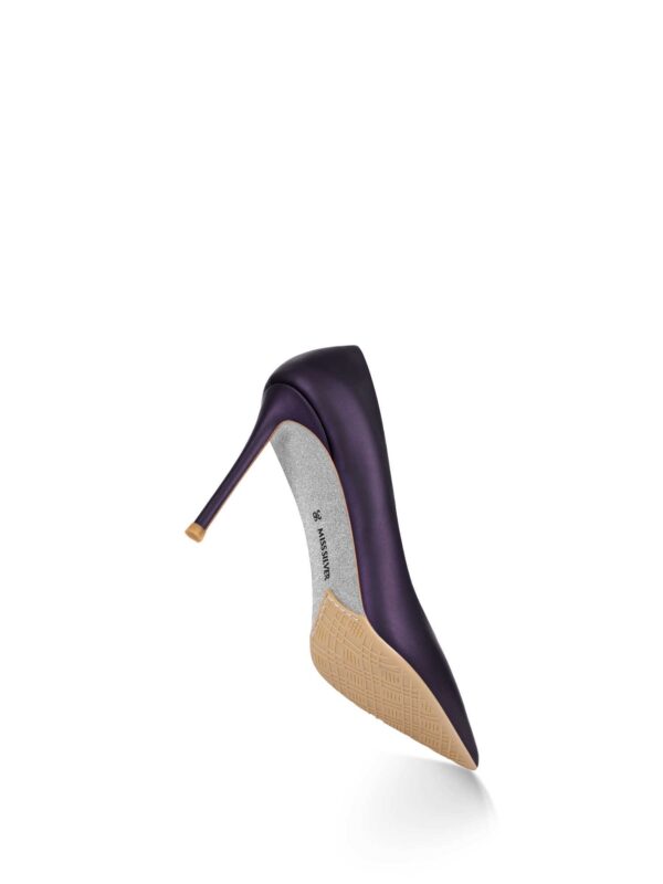 Pointed High Heels Women's Stiletto Heel Leather Pumps - Image 3
