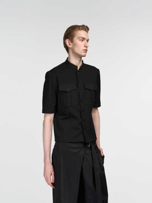 Handmade Red Eye Hunting Suit Half Sleeve Shirt - Image 7