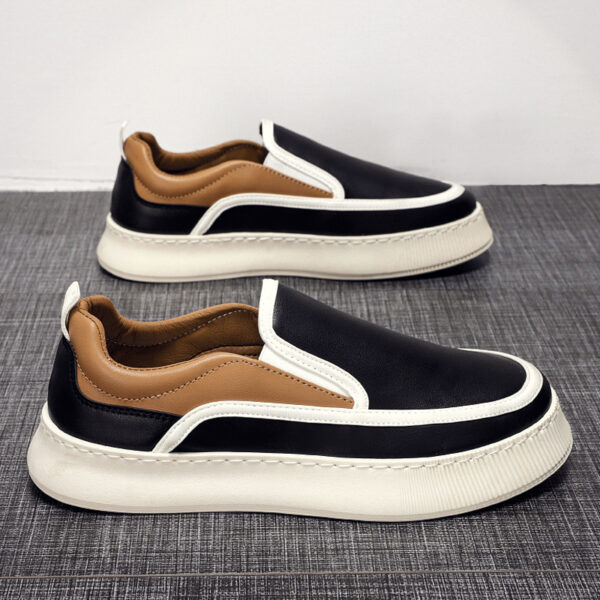 Tide Brand Small White Shoes Men Low Stirrups - Image 2
