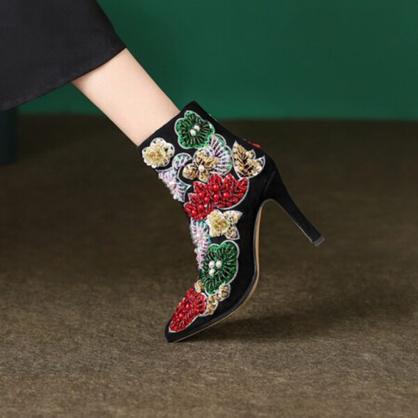 Autumn And Winter Retro Women's Soft Leather Fashion Boots - Image 5