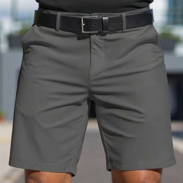 Men's Solid Color Shorts Men's Business Sports Fifth Pants - Image 9