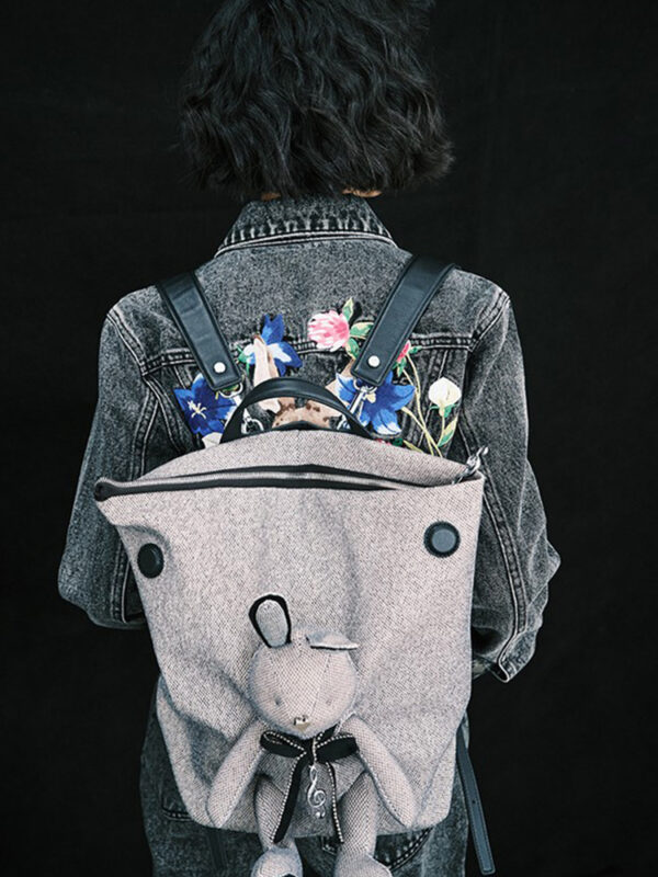 Women's Bag Fashion Casual Rabbit Backpack - Image 6
