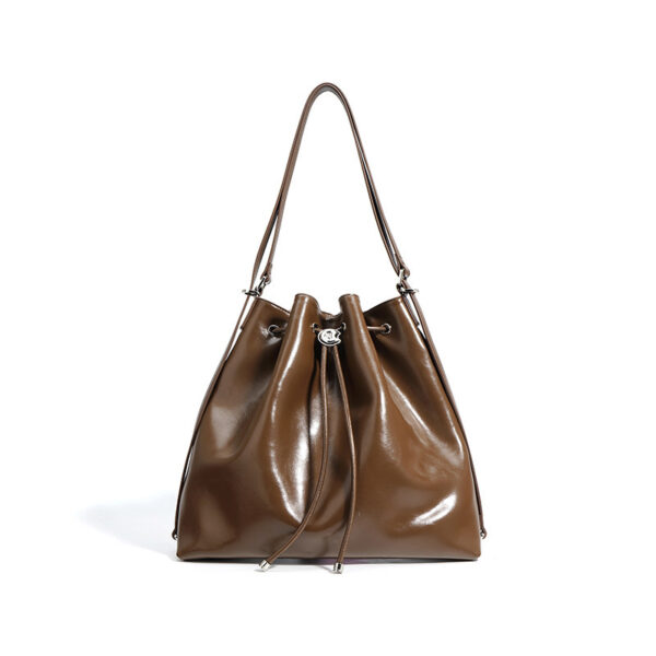 All-matching Large Capacity One-shoulder Bucket Bag - Image 5