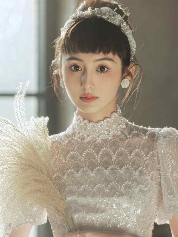 Bride Engagement Welcome Vintage Dress - Image 6