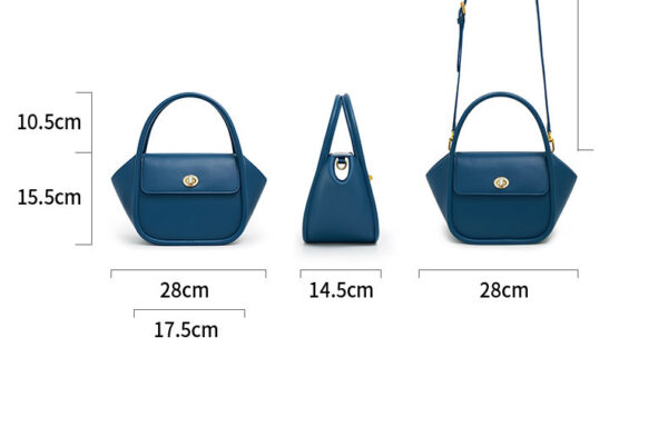 New Leather Tote Cross-body Wing Bag - Image 10