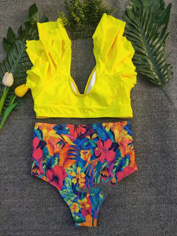 Sexy Swimsuit Printed Split Bikini Swimsuit Women Swimwear - Image 8