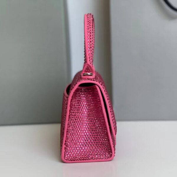 Pure Hand Heavy Work Full Diamond  Lingbling Hourglass Bag - Image 5