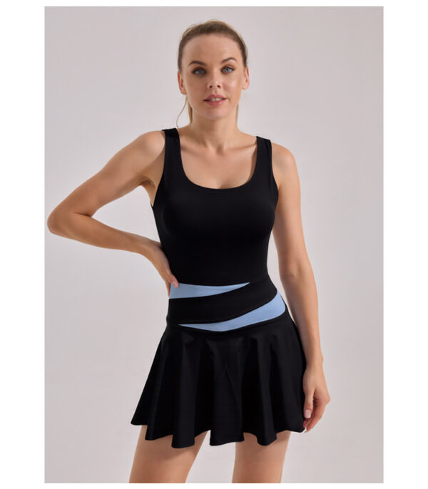 High-stretch Dresses, New Summer Nude Anti-walking Sports Dresses - Image 9