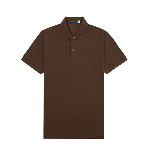 Men's Business Slim Cotton Short Sleeve Polo  Shirt - Image 3