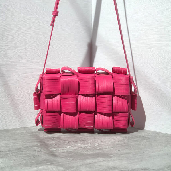 Leather Woven Bag Casual Fashion One Shoulder Messenger - Image 5