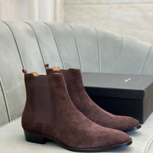 Men's FallWinter All-match Buckskin Martin Boots - Image 9