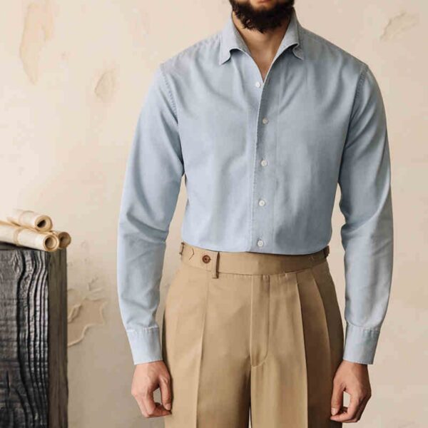 Business Loose Iron Free Solid Color Top - Image 5