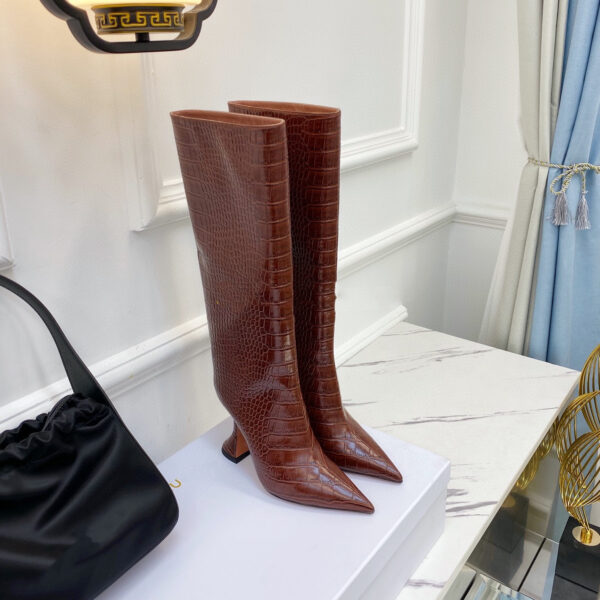 New Autumn And Winter  Print High Heeled Boots - Image 5