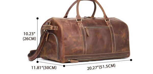 The First Layer Of Cowhide Europe And America Retro Large Capacity Line - Image 3