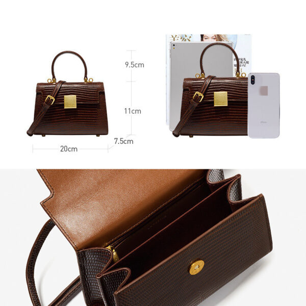New Leather Niche Design Hand-held One-shoulder Messenger Bag - Image 3