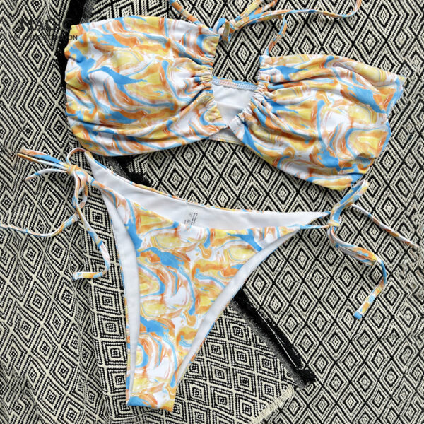 Women Plus Size Big Cups Swimwear Bikini Set - Image 2