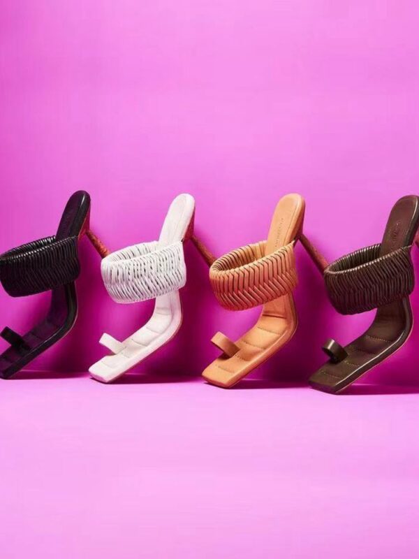 Personality Fashion High-heeled Retro Sandals Women's Ins Trend - Image 6