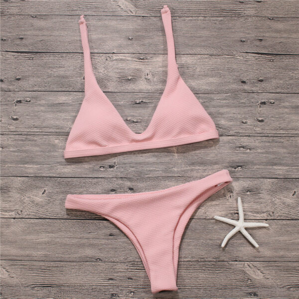 Sexy Bikinis Women Swimsuit Solid Bathing Swim Suit Bikini Set Swimwear Biquini Beachwear - Image 7