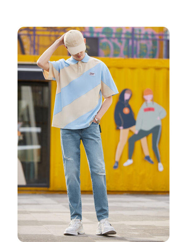 Men's Life Series Coolmax Cool Straight Light Blue Jeans - Image 5