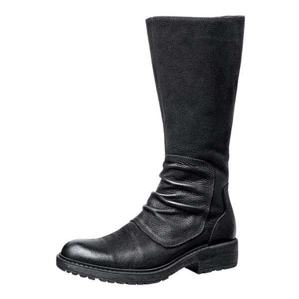 Men's Platform High Top Zip Boots - Image 3