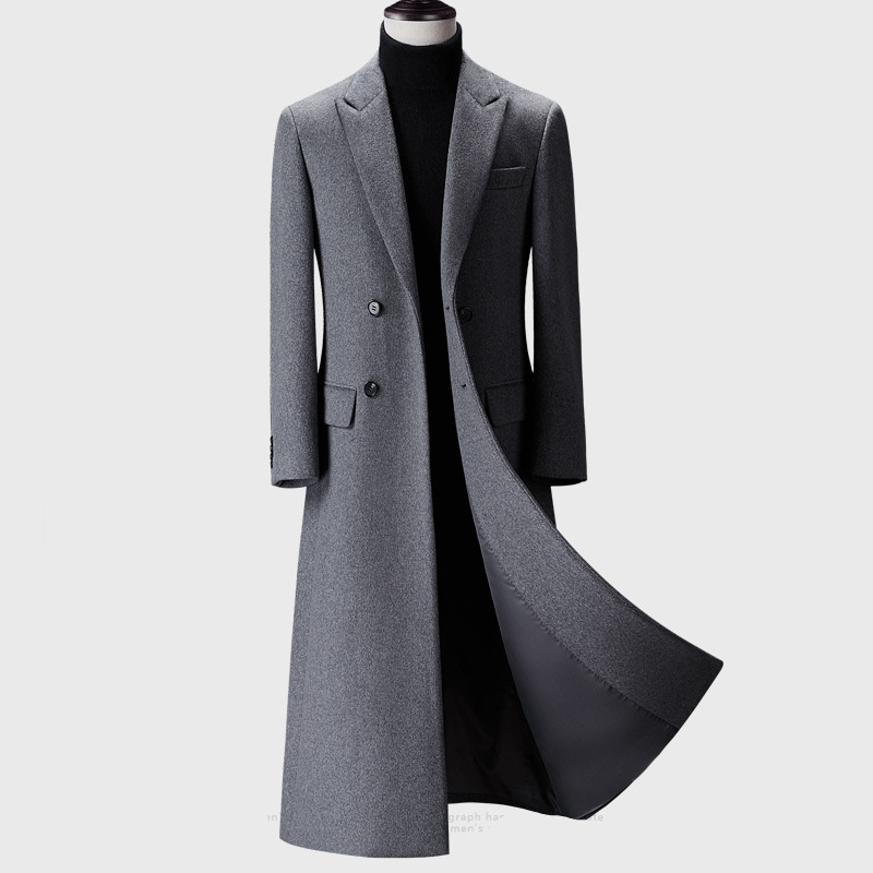 Men’s trench coat woolen cloth