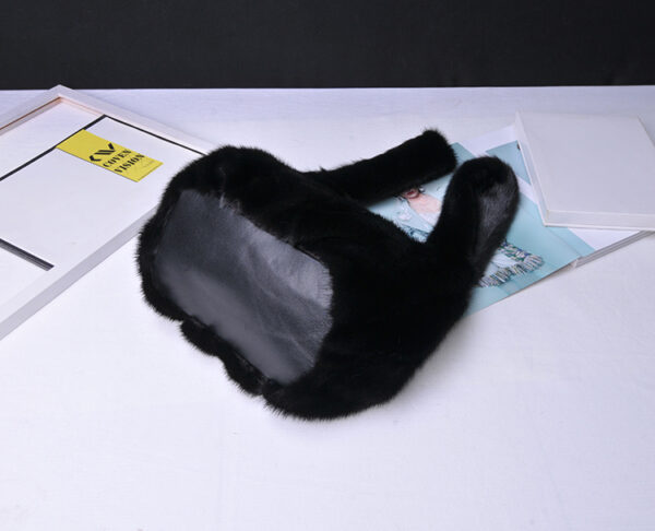 Whole Skin Mink Fur Wrap Soft Surface - Image 7