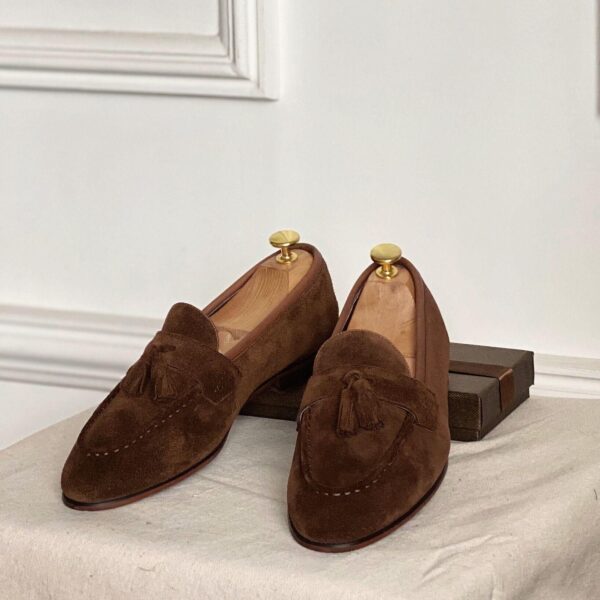 Square Cowhide Suit Shoes For Men - Image 4