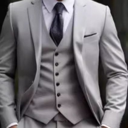 European And American Plus Fat Foreign Trade Plus Size Suit Three-piece Suit