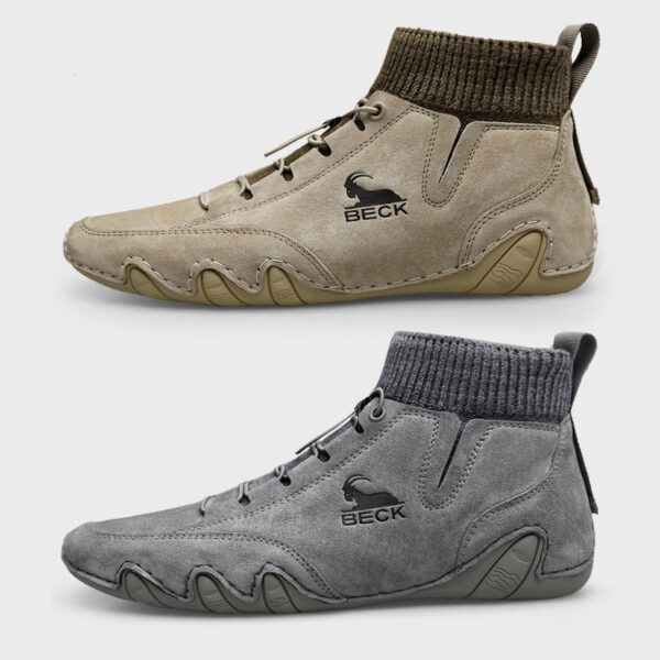 Men's Casual Soft Bottom All-match Winter Fleece Warm Shoes - Image 4