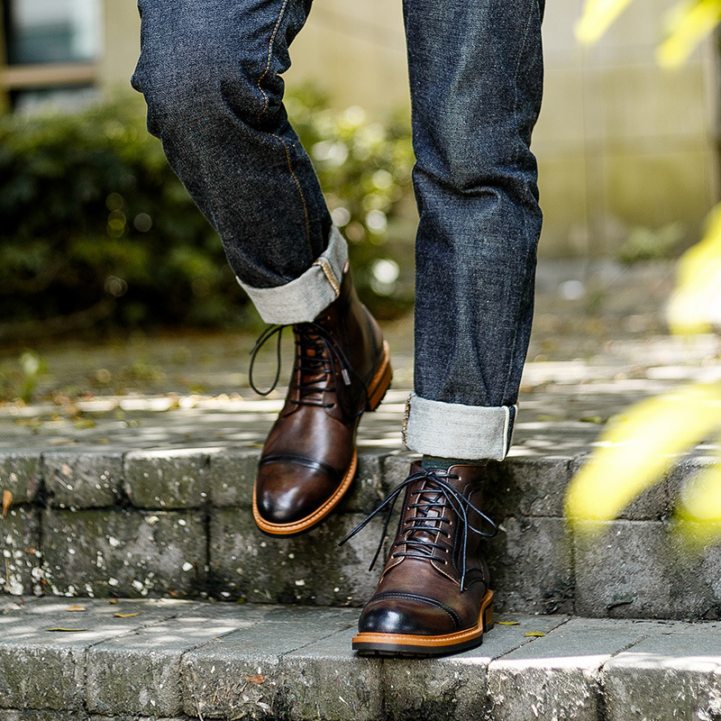 Autumn and Winter New British Men’s Retro Martin Boots