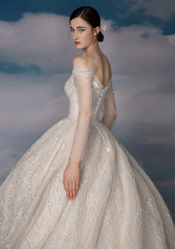 Women's Fashion Off-shoulder Bridal Pettiskirt - Image 4