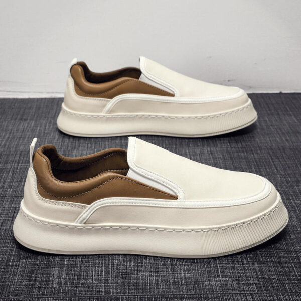 Tide Brand Small White Shoes Men Low Stirrups - Image 4