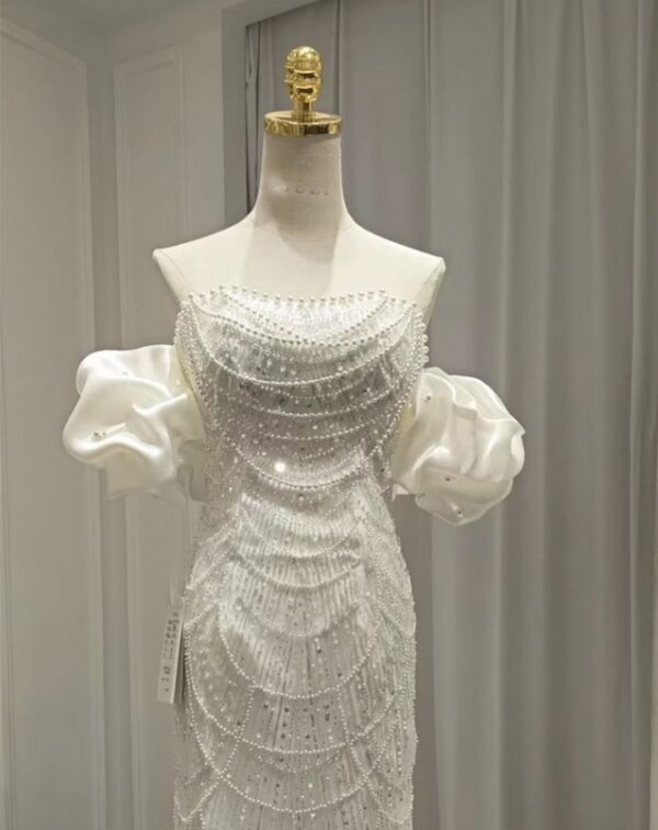 Chestless Pearl French Fishtail Skirt - Image 3