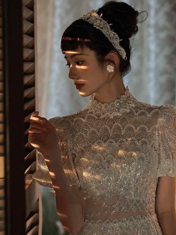 Bride Engagement Welcome Vintage Dress - Image 9