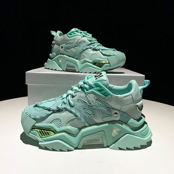 All-match Breathable Thick-soled Sponge Cake Show Feet Small Super Fire Old Shoes - Image 4