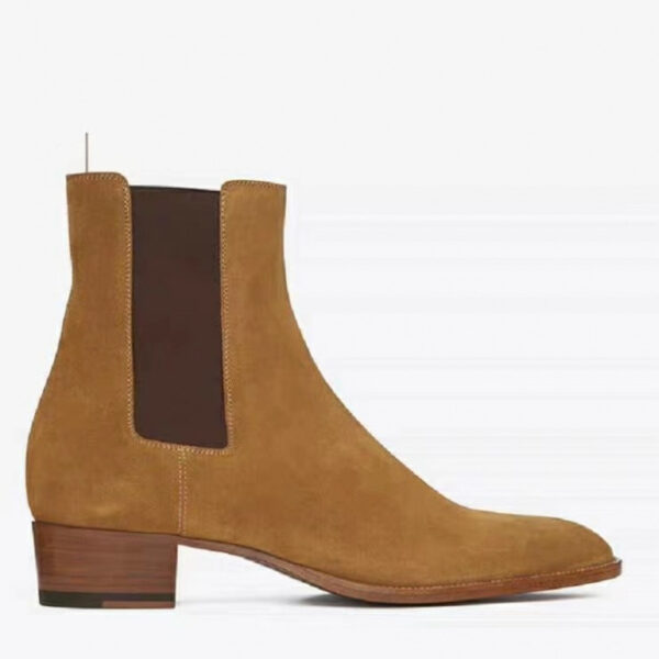 Men's FallWinter All-match Buckskin Martin Boots - Image 8