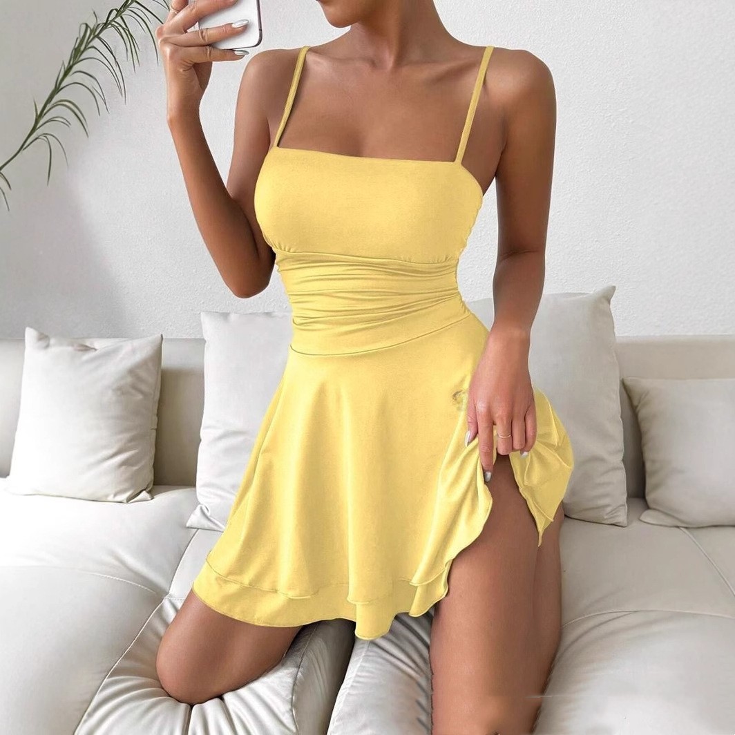 Women’s Summer Slim Backless Short Skirt