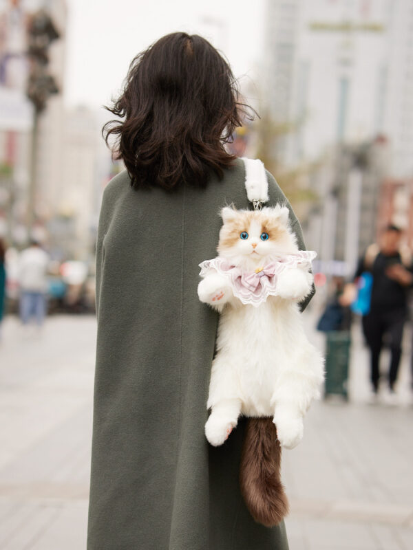 Cute Fashion Girls' Plush Ragdoll Backpack Doll - Image 2