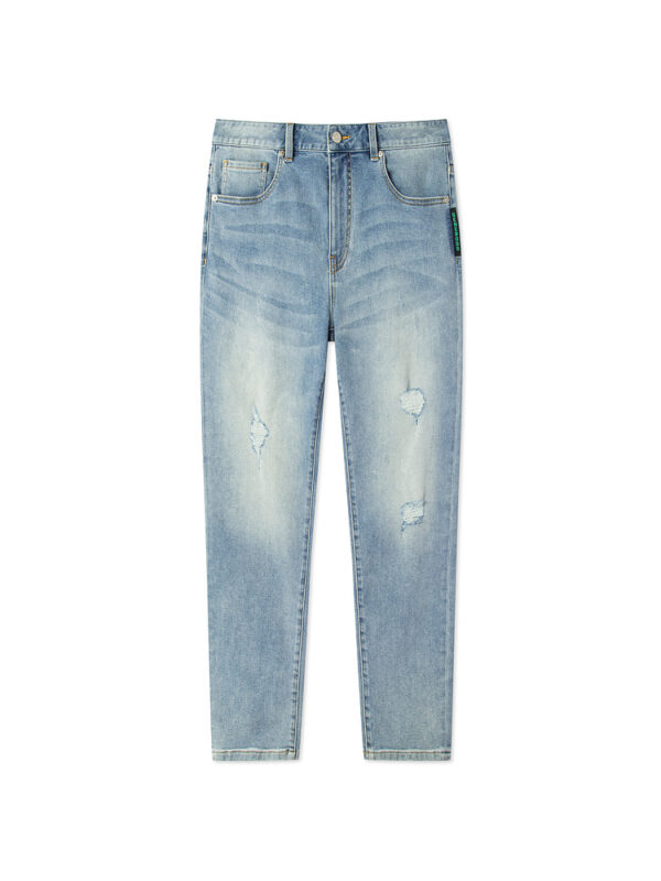 Summer New Cool Feeling Thin Ripped Jeans - Image 5