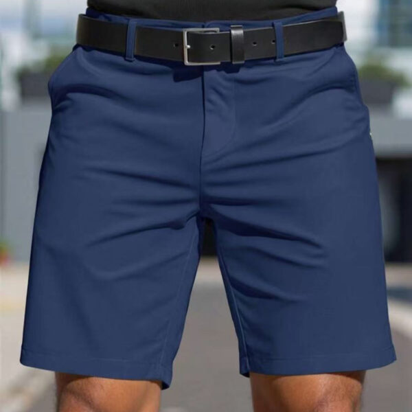Men's Solid Color Shorts Men's Business Sports Fifth Pants - Image 8